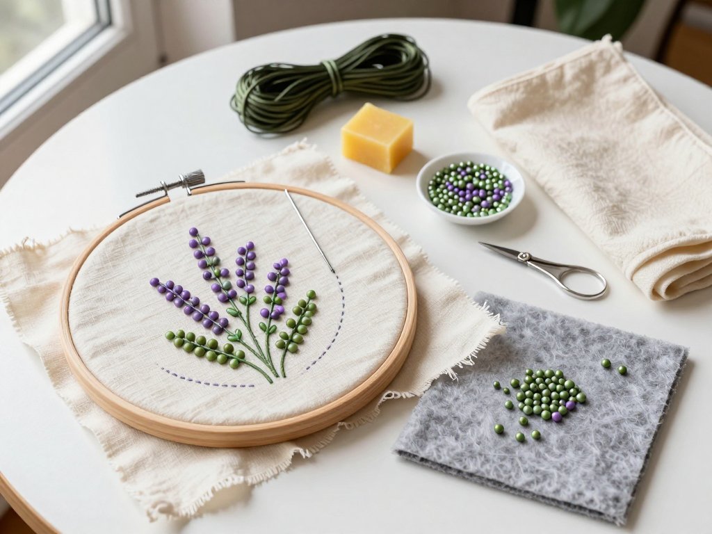 Bead Embroidery: Adding Sparkle to Fabric