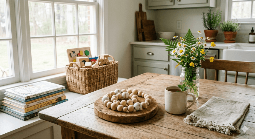 Wood Bead Farmhouse Trivet for Beginners