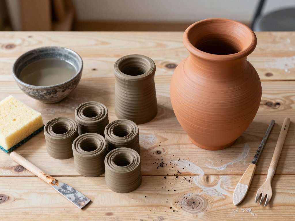 Coil Pots: Hand-Building Pottery for Beginners