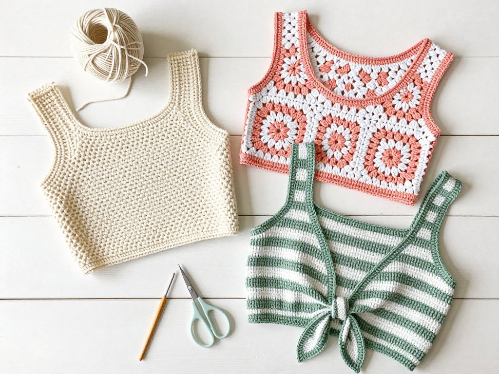 Crochet Tops: 5 Easy Patterns for Beginners