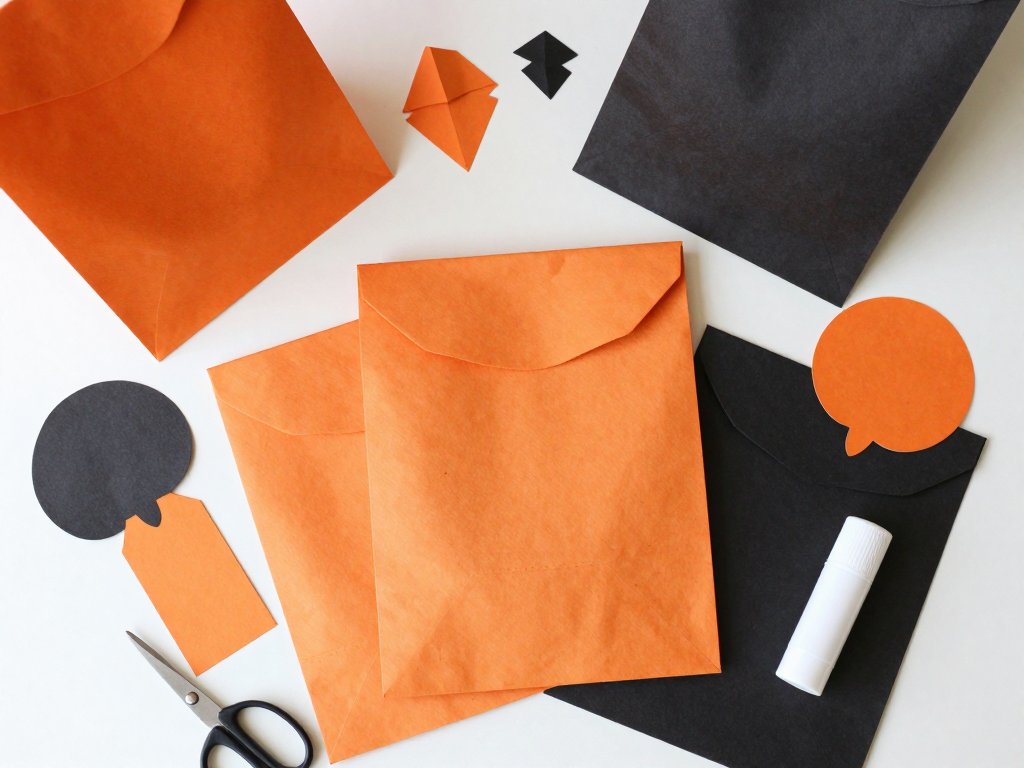 DIY Halloween Treat Bags: Paper Pouches and Tags