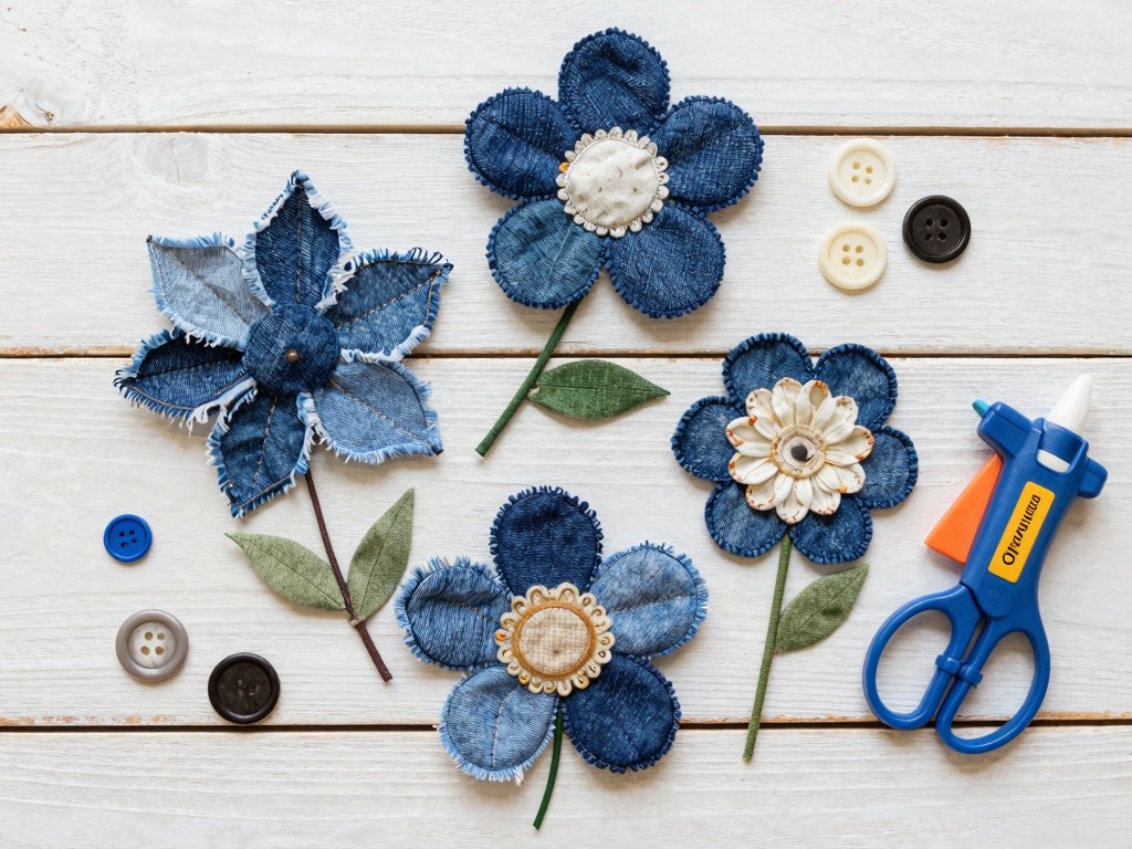 Fabric Flowers: Turn Vintage Linens and Old Denim Into Blooming Works of Art