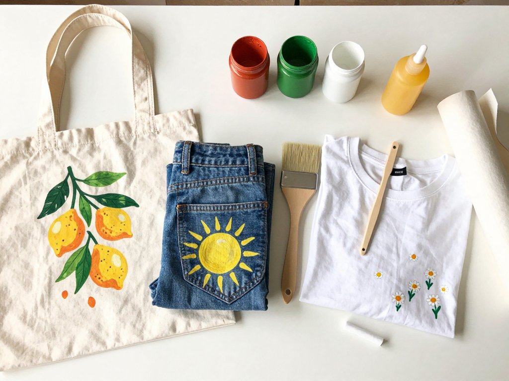 Fabric Painting for Beginners: Totes, Denim, Tees