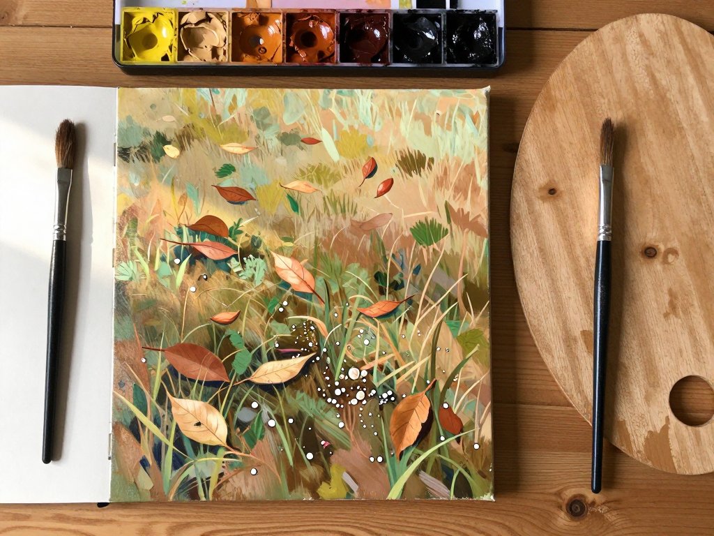 Ground Painting Tips: Leaves, Grass, and Soil