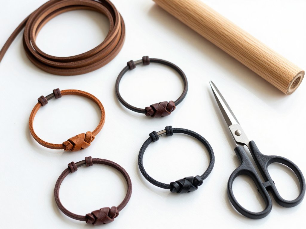 Leather Cord Bracelets: Simple Knotting Projects