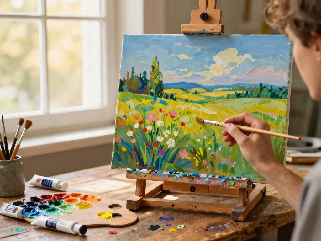 Oil Painting for Beginners: Easy Summer Landscape Techniques