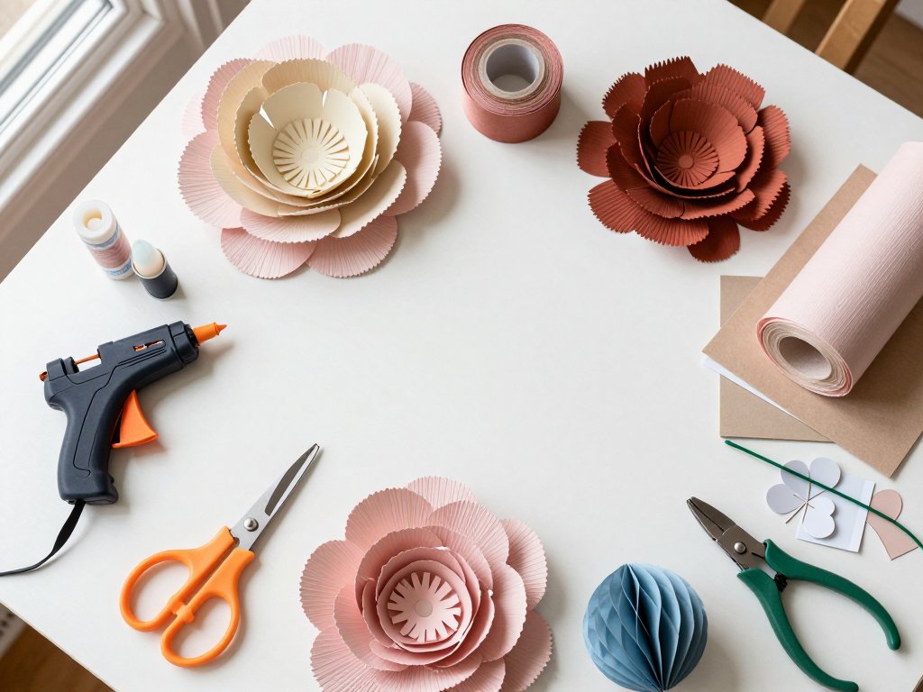 Paper Flower Backdrop: Party Decor on a Budget