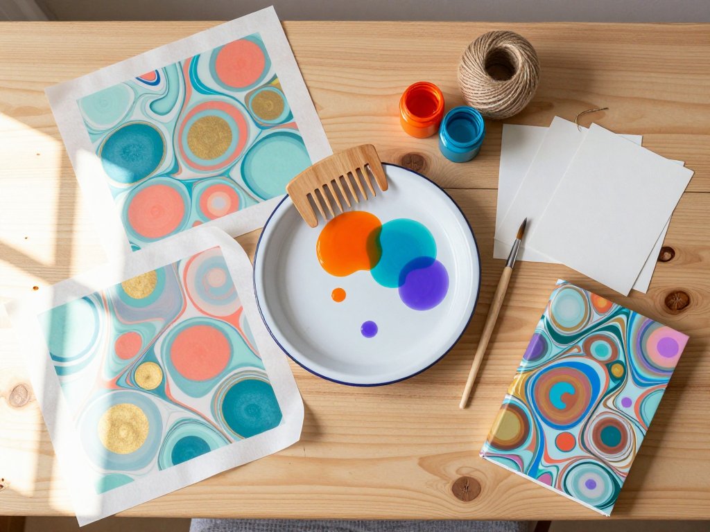 Paper Marbling: Marble Book Edges and Stationery