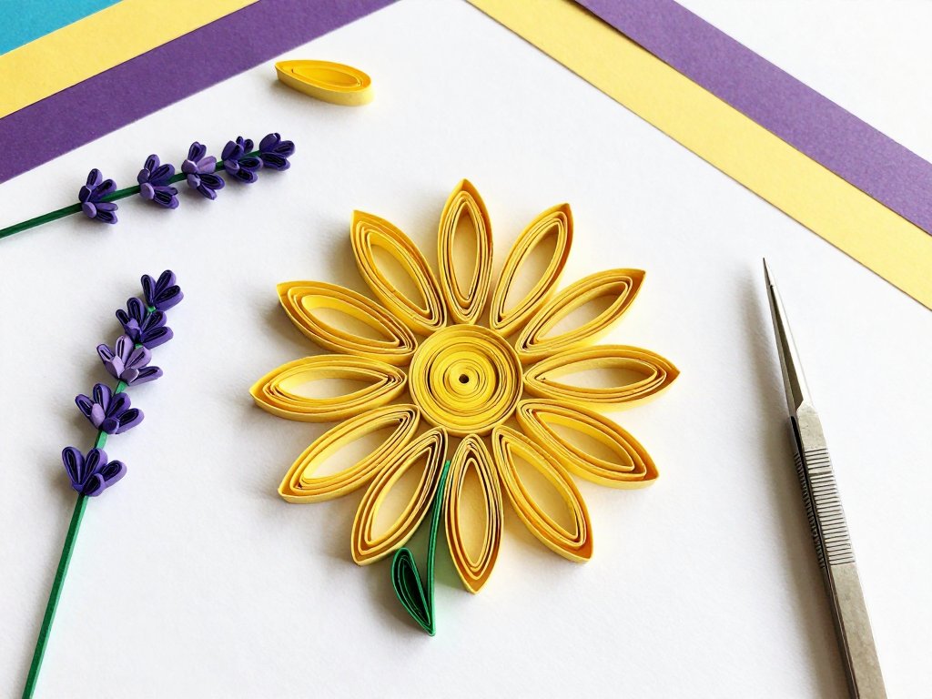 Paper Quilling: Summer Floral Patterns for Beginners