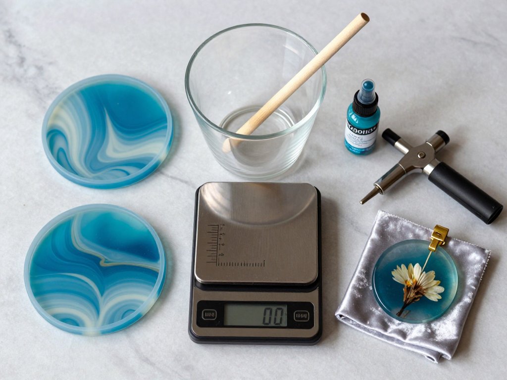 Resin Art for Beginners: Coasters, Trays, and Jewelry