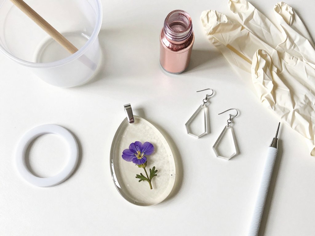 Resin Jewelry for Beginners: Earrings and Pendants