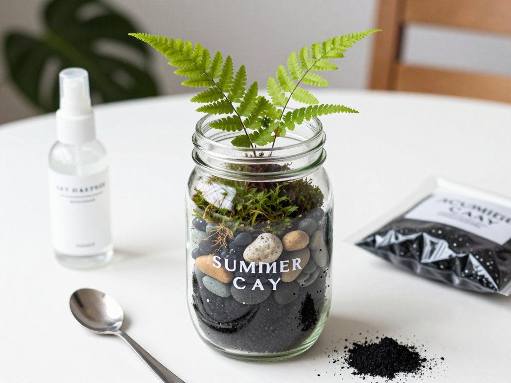 Summer Terrarium DIY: Mini Glass Garden Craft
